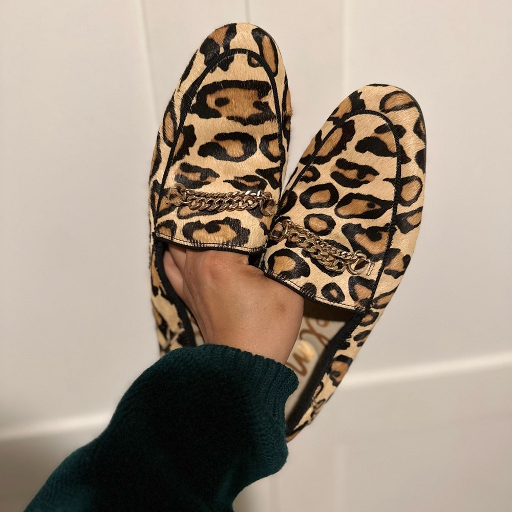 SOLD- Leopard Sam Edelman Loafers Sold in Mercari